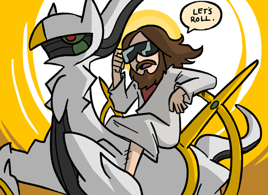 Jesus on an Arceus