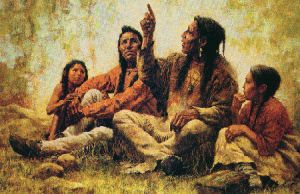 A Native American Storyteller