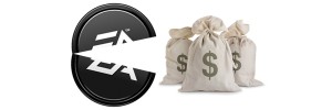 EA Logo Eats Money Bags