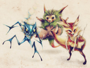 Pokemon X & Y Starter Evolutions