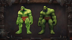 The orcs have evolved, growing nipples and toes.