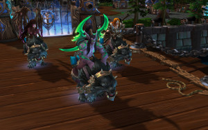 Illidan and his groupies.